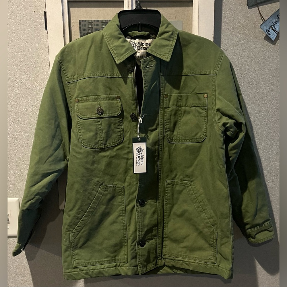 Alpine Design Women’s XS Lush Olive Quilted Jacket NWT